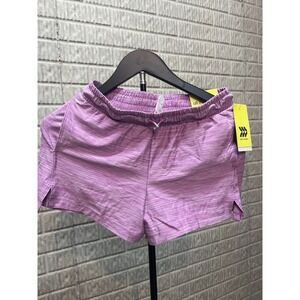 All in Motion Kids Soft Gym Shorts Purple Heathered Size L 10 12 Athletic Shorts